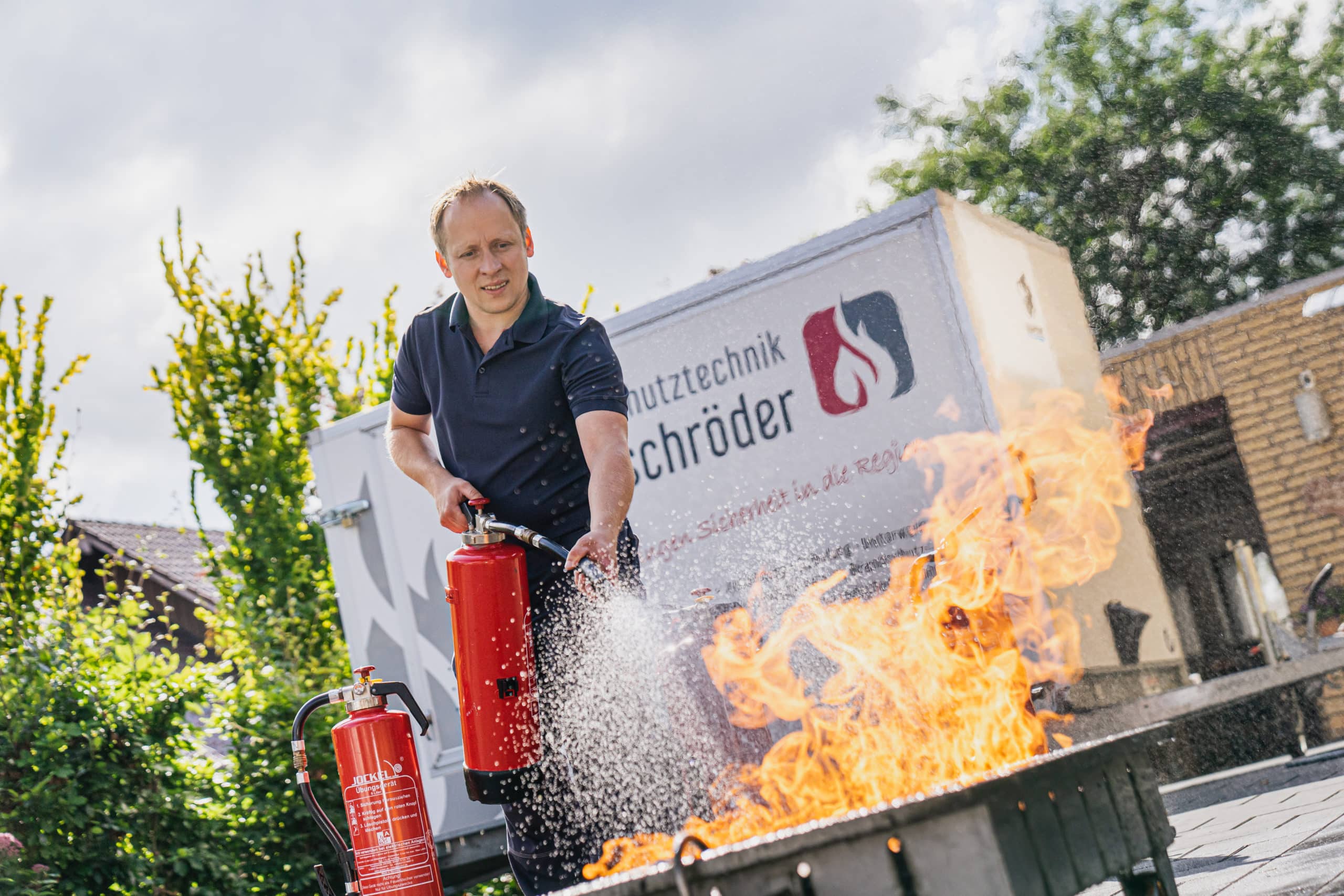 Brandschutztechnik im Einsatz