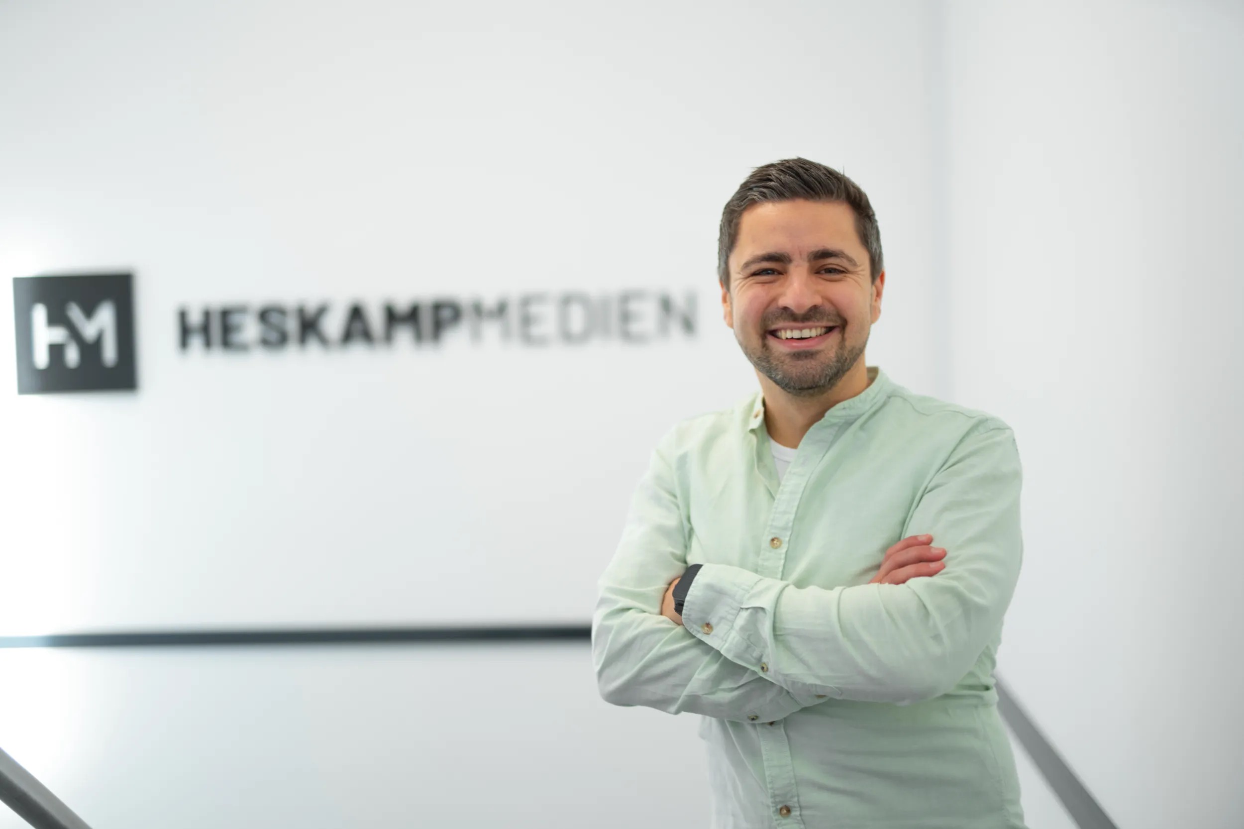 Jaron Heskamp, Geschäftsführer von Heskamp Medien